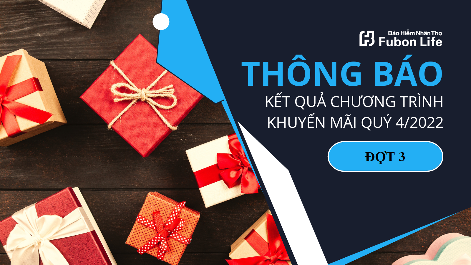 Thông báo kết quả chương trình khuyến mãi Quý 4.2022 (Đợt 3)