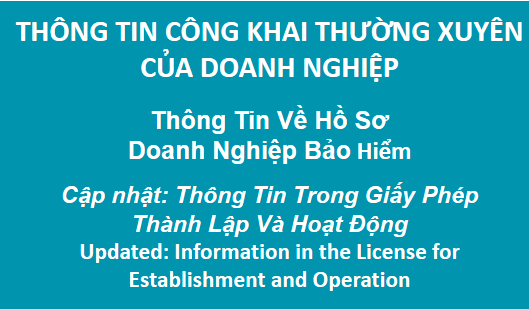 THÔNG TIN CÔNG KHAI THƯỜNG XUYÊN