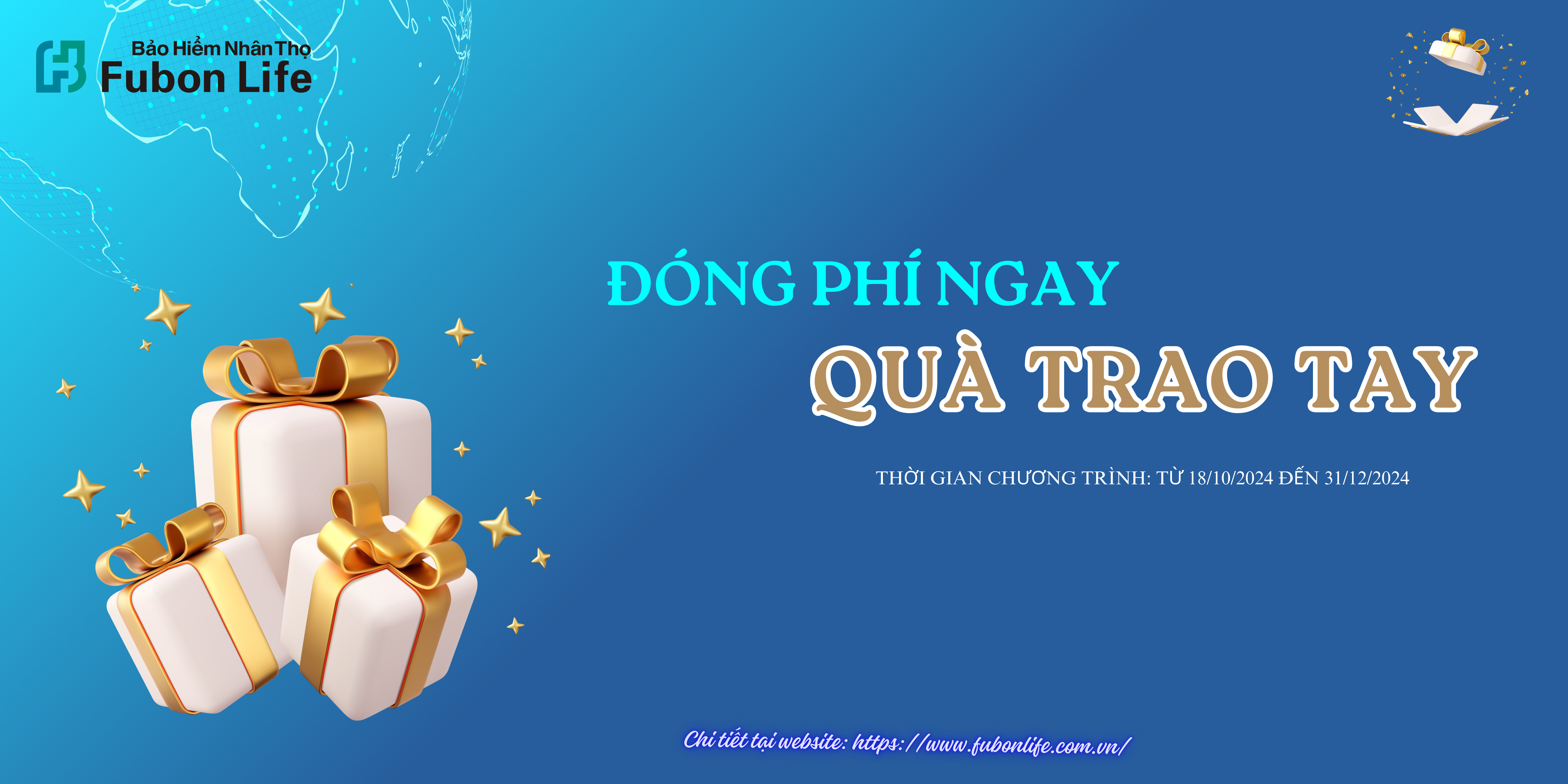 Fubon Life Việt Nam: Chương trình tặng quà Khách hàng đóng phí bảo hiểm tái tục